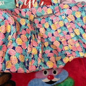 Simply Southern Colorful Pineapple Print duffle bag